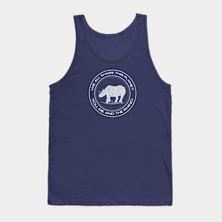 Rhino - We All Share This Planet - animal design Tank Top